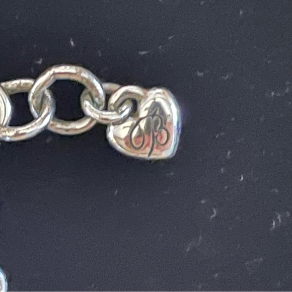 Vintage Timeless Brighton Large Silvertone Oval Pendant Necklace 16" -18" Long - Picture 6 of 9